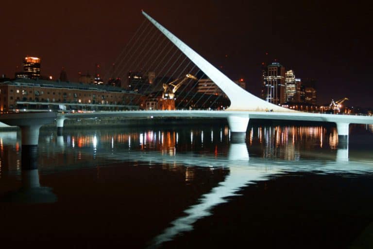 Bridge of the woman Buenos Aires