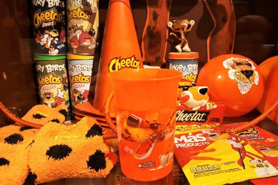 Cheeto display at MULLME in Tijuana MX
