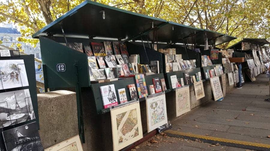 book seller in Paris