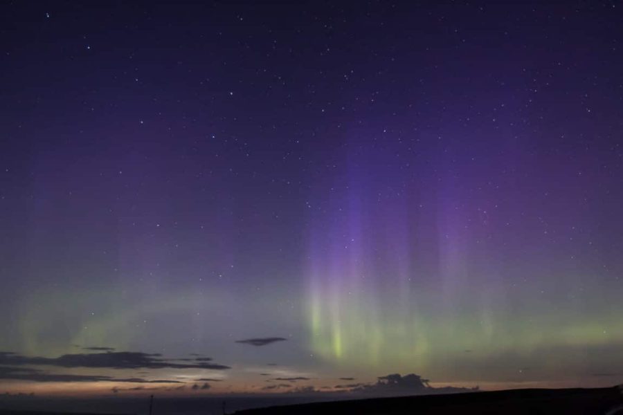 Northern Lights Orkney aurora