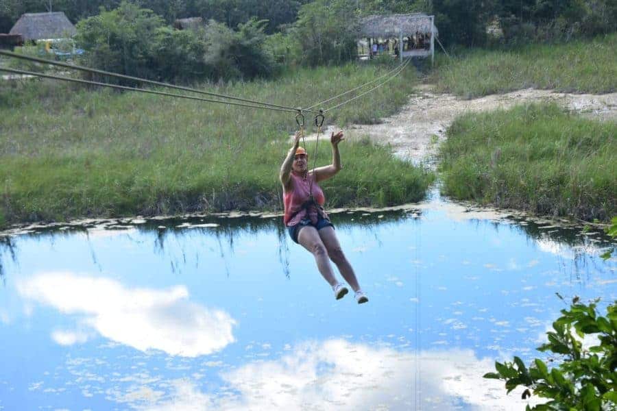 Ziplining
