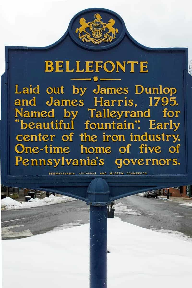 Bellefonte PA Historic Markers