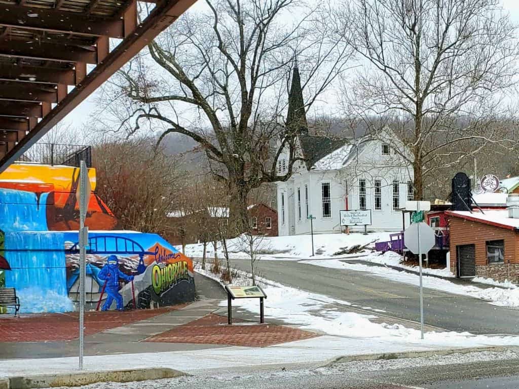 Tiny town of Ohiopyle
