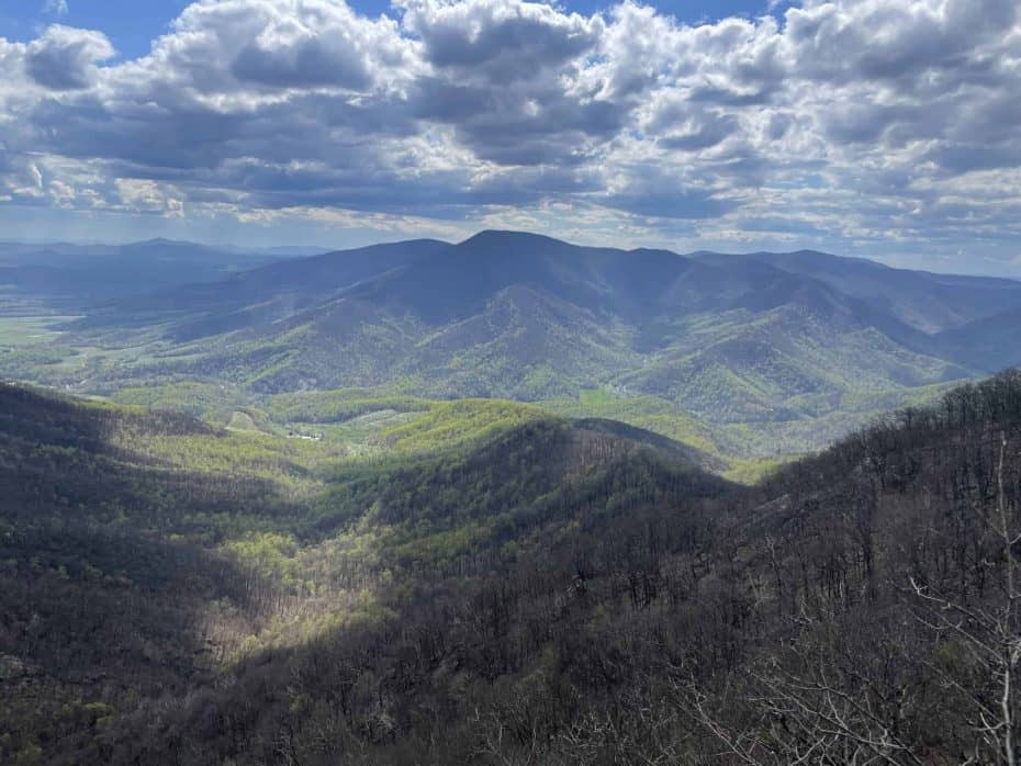 Mountains outside Charlottesville Virginia