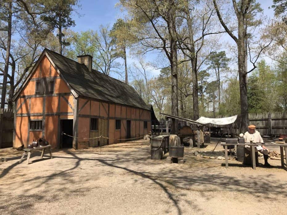 Colonial Village at Jamestown VA