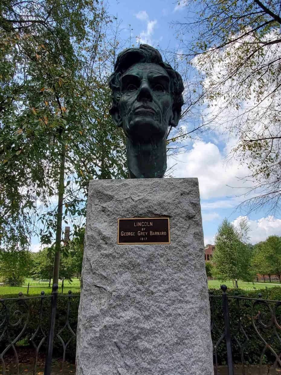 Bust of Abraham Lincoln Talleyrand Park