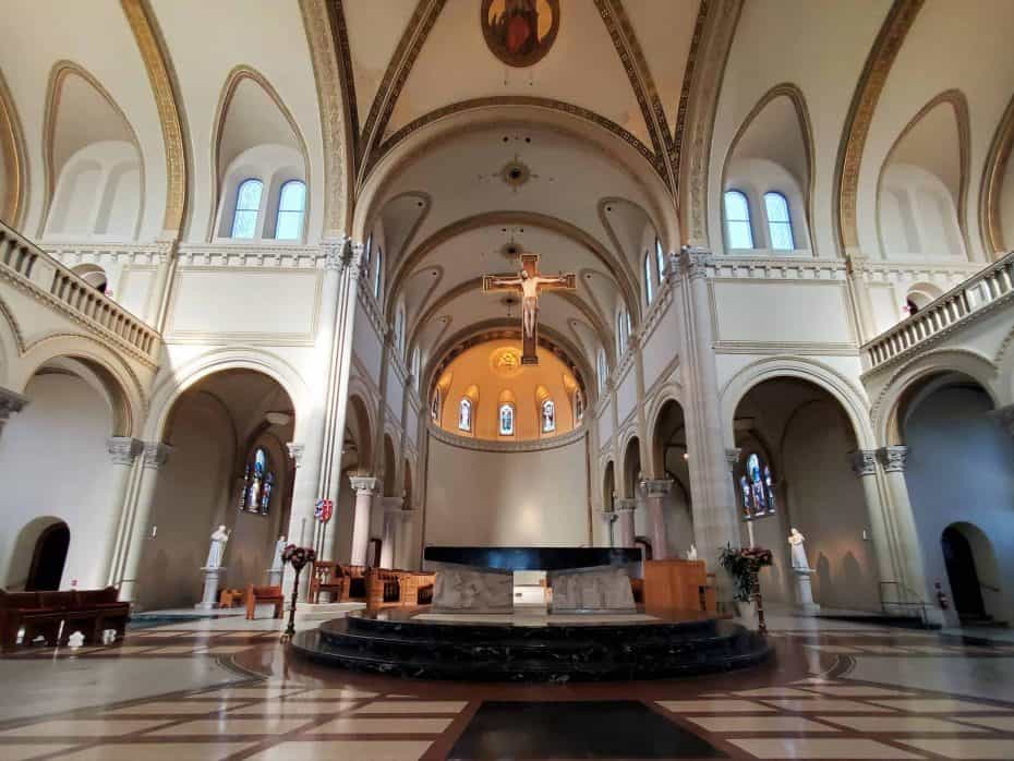 Interior of the Archabbey Basilica at Saint Vincent College, Latrobe PA