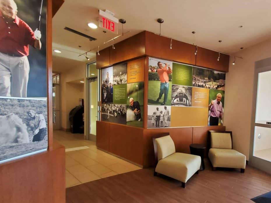 Lobby of the Arnold Palmer inspired Springhill Suites in Latrobe PA