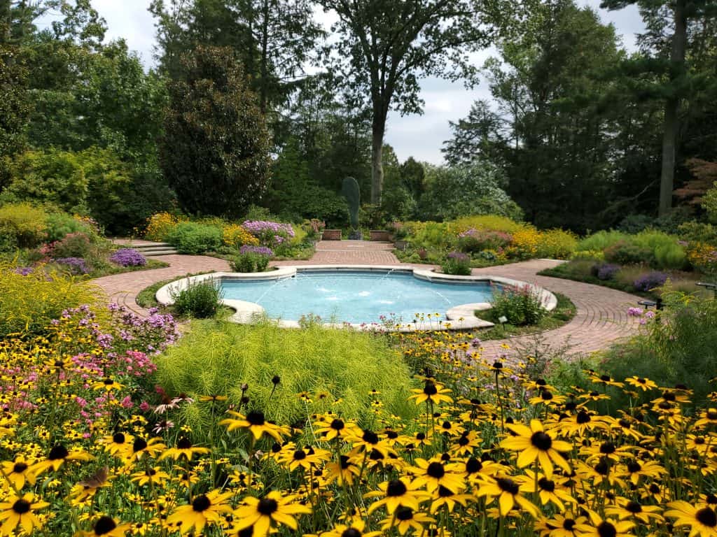 Reflecting pool at Mount Cuba