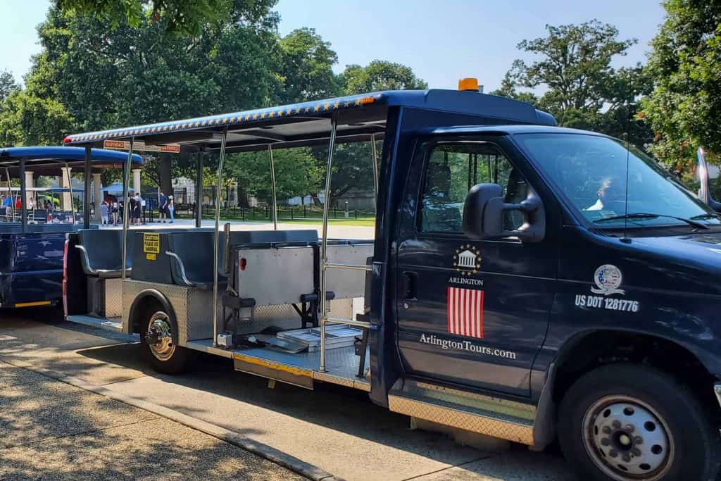 Tram for Arlington National Cemetery