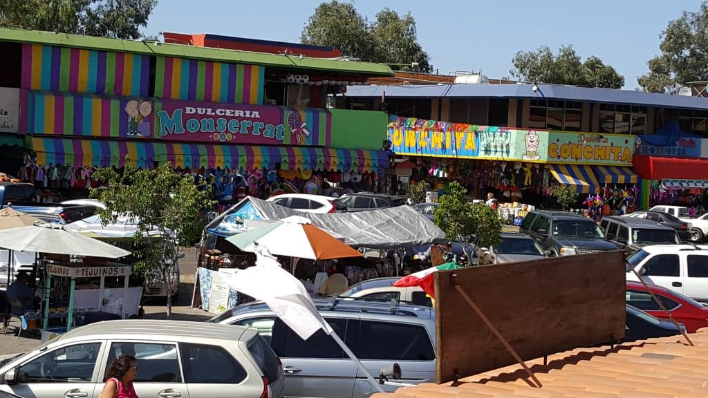 Market near Tijuana