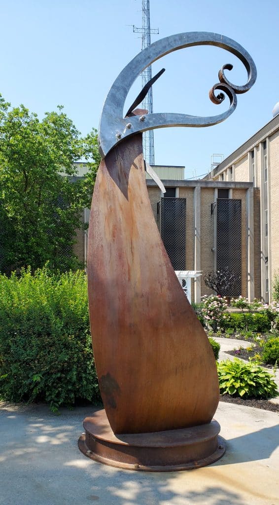 “Hammering Heart” by blacksmith Matthew Harris, Elkton, MD