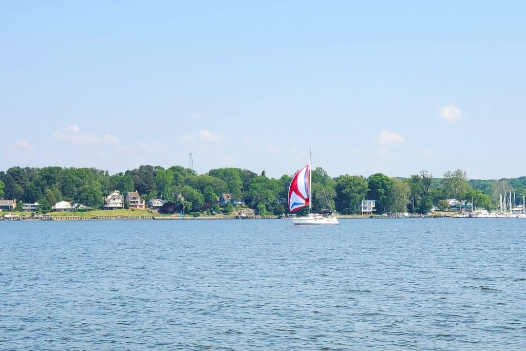 Sail Boat on the North East river