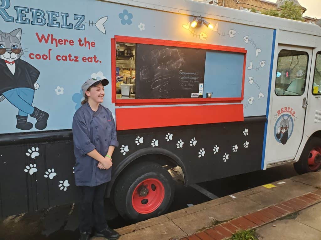 Karley, owner of Rebelz Food Truck, Huntingdon PA