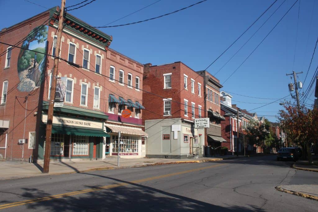 Downtown Huntingdon PA