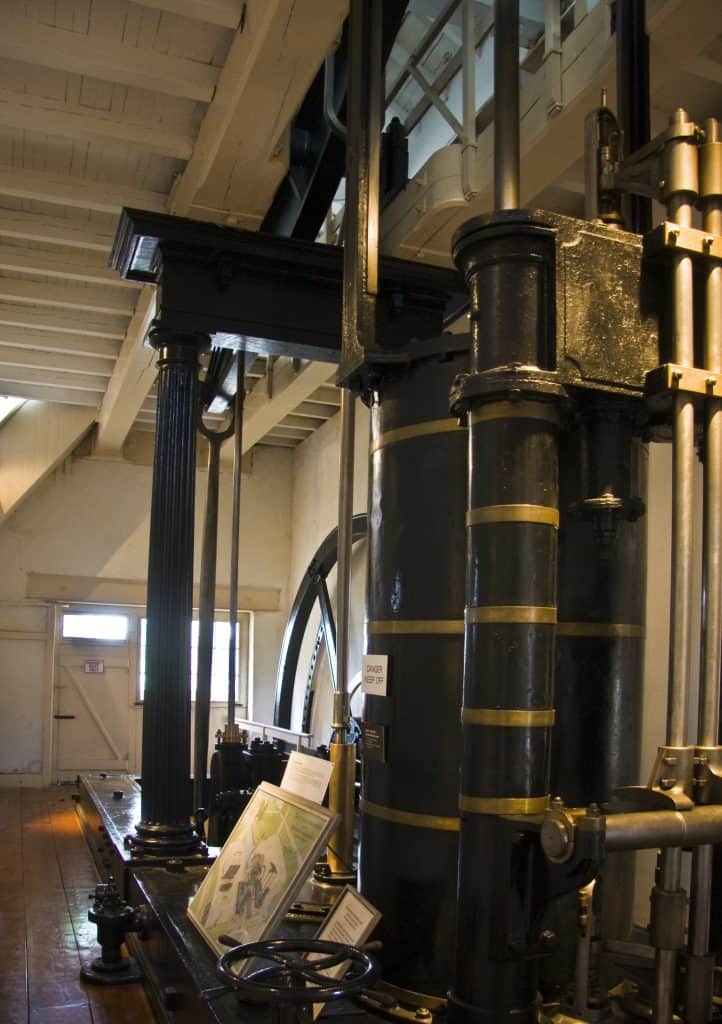 Pumphouse at the C and D Canal Museum in Chesapeake City MD
