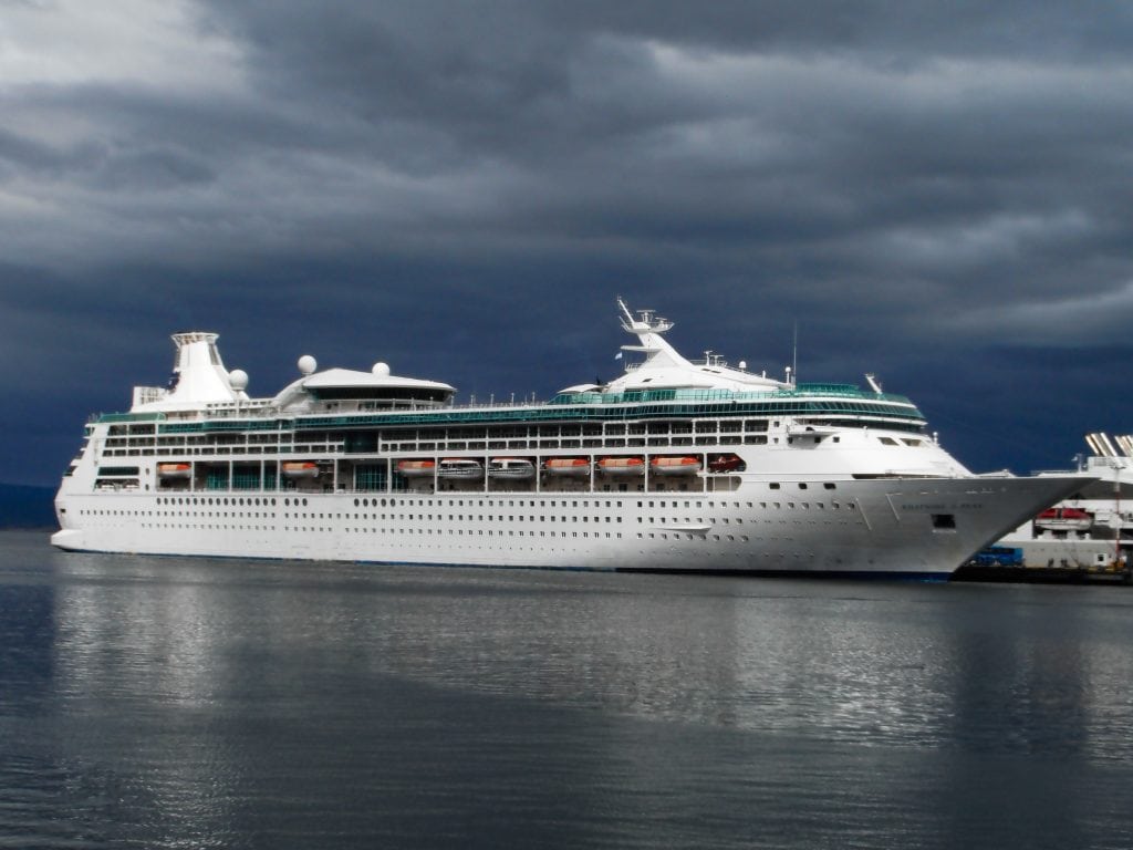 Royal Caribbean Cruise ship in Port