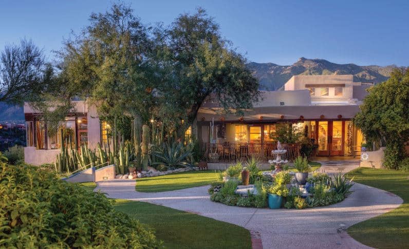 Courtyard at Hacienda Del Sol Luxury Resort