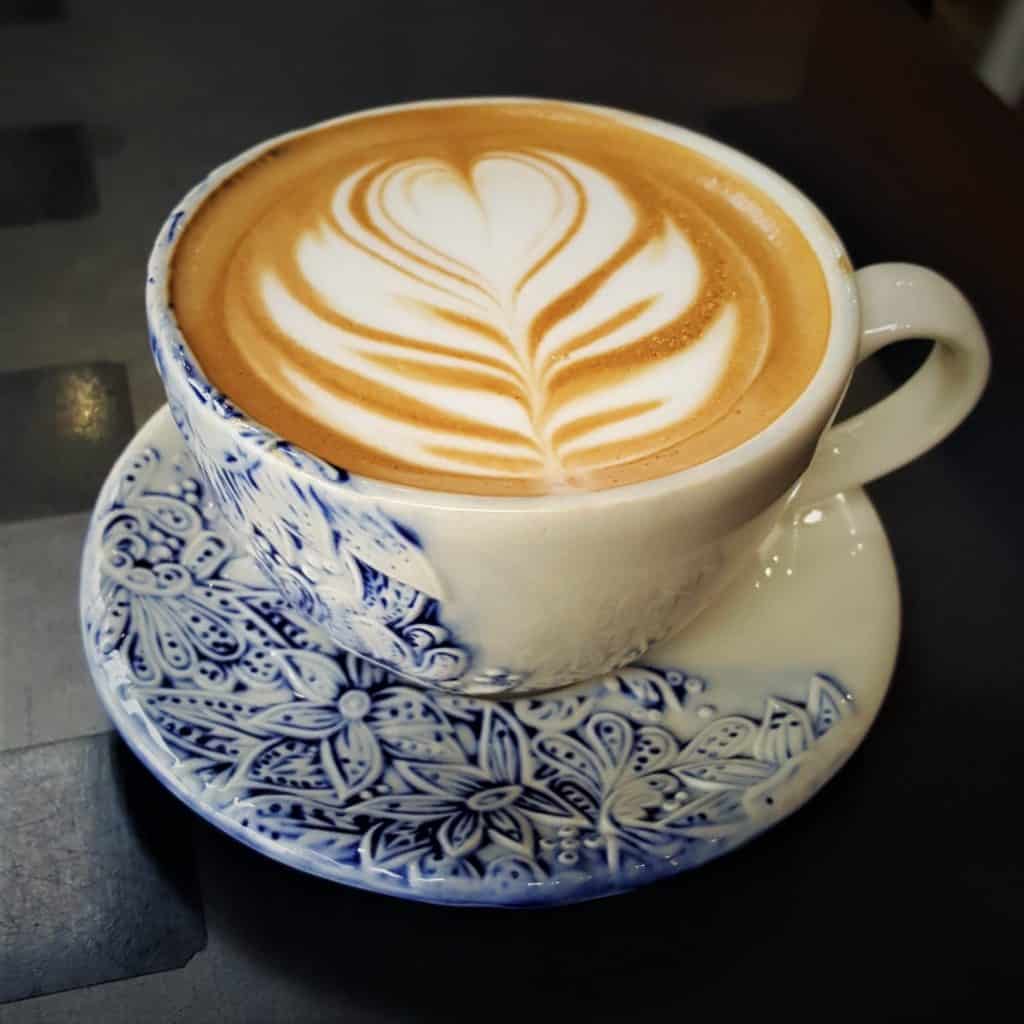 Pretty coffee from James Coffee Company, San Diego