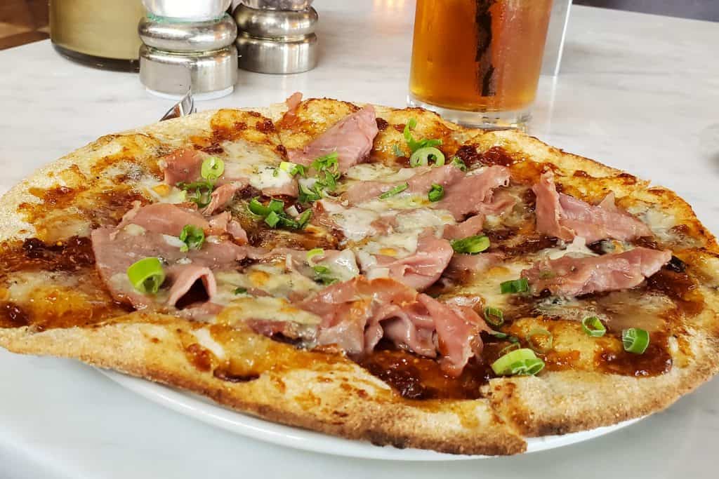 Flatbread pizza from Elizabeths