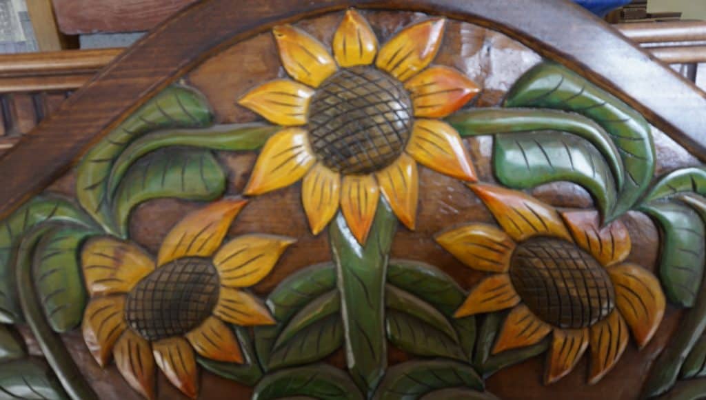 Woodwork in Rosarito on Artist's Alley