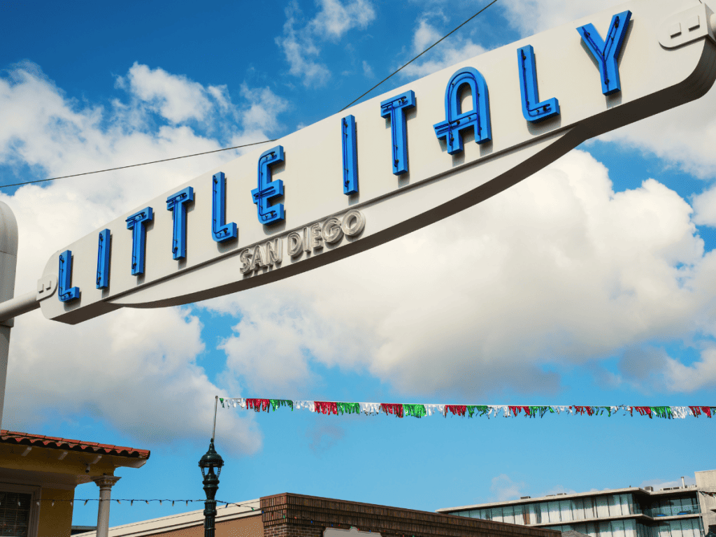 San Diego's Little Italy sign