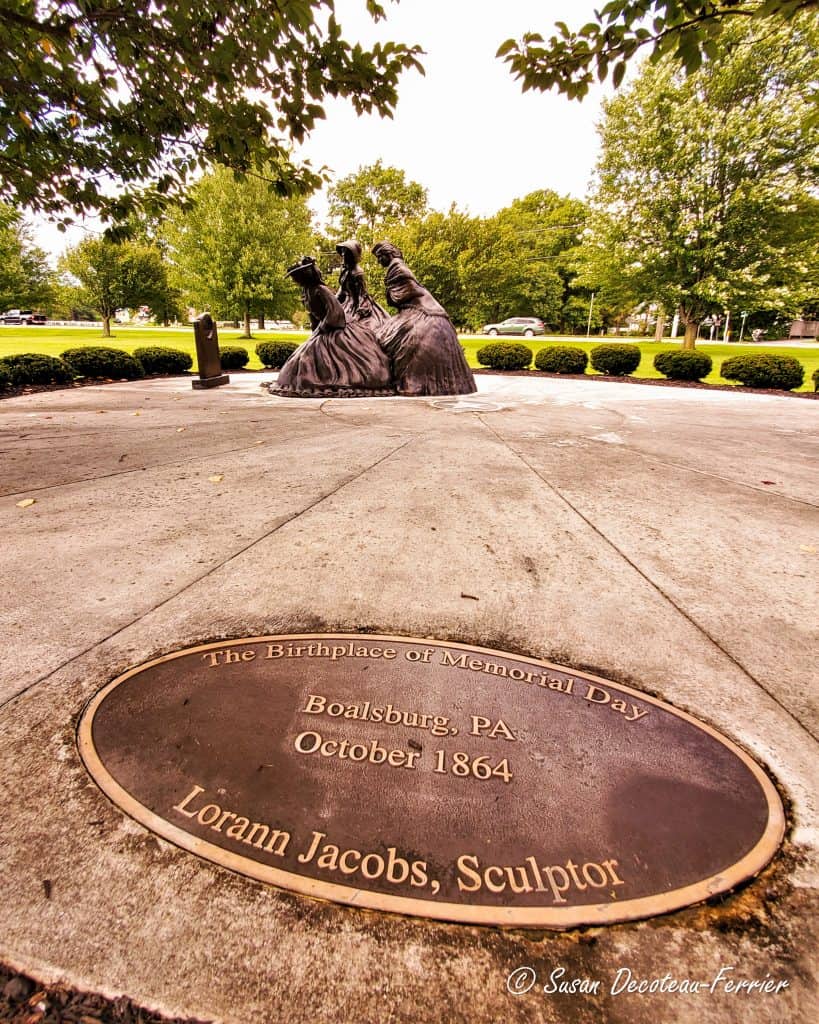 Boalsburg, PA the Birthplace of Memorial Day, Lorann Jacobs Sculpture