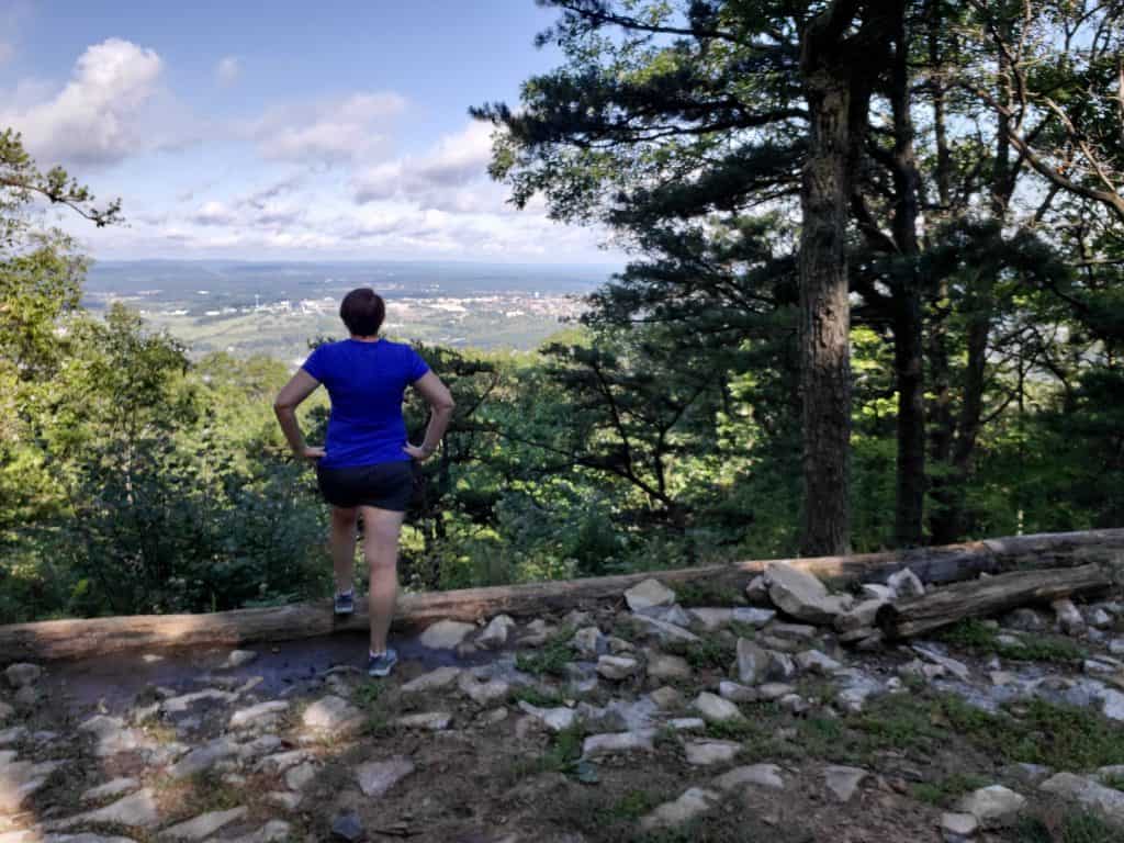 Looking out from Mike Lynch Overlook on Mount Nittany
